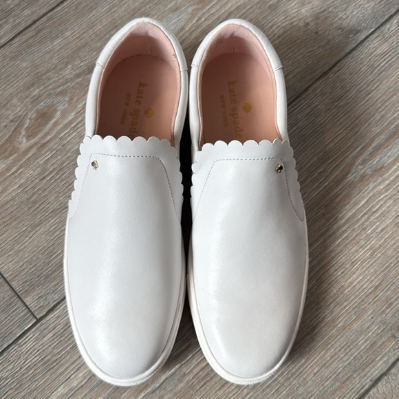 NWOT Kate Spade sneakers slip on size 6.5 white - Picture 6 of 7